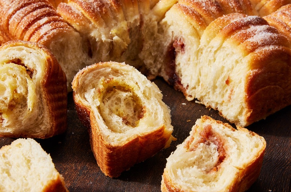 Frangipane and Fruit-Filled Wool Rolls  - select to zoom